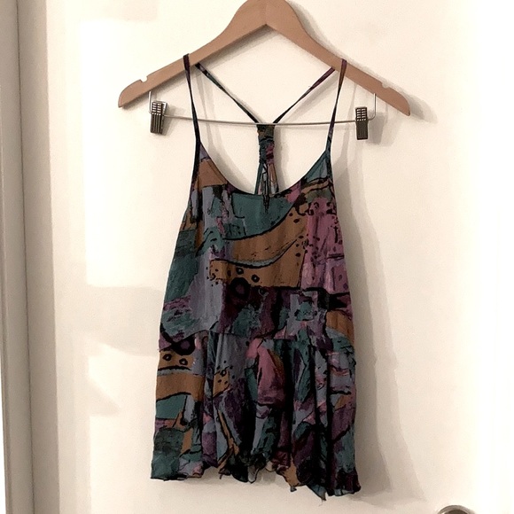 WILFRED by Aritzia racer back flowy top - Picture 1 of 3